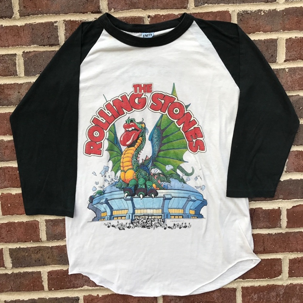 RARE MENS VINTAGE ROLLING STONES LONG SLEE…